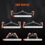 VEVOR LAT Pulldown-Bar Griffaufsatz V-Bar T-Bar Kabelmaschine Heim-Fitnessstudio