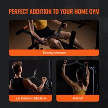 VEVOR LAT Pulldown-Bar Griffaufsatz V-Bar T-Bar Kabelmaschine Heim-Fitnessstudio