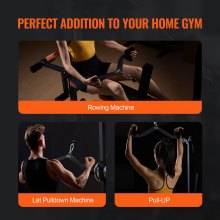 VEVOR LAT Pulldown-Stange Trizeps-Griffaufsatz V-Bar Kabelmaschine Fitnessstudio