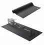 VEVOR Laufbandmatte für Teppichboden Bodenschutzmatte (915 x 1820 mm) für Sportgeräte 6 mm dick, Trainingsgerätematte für Laufbänder Ellipsentrainer Rudergerät, hochdichter PVC-Bodenschutz