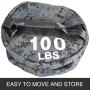 VEVOR Sandsack-Hülle Fitness Sandsack Gewichtssack 45 kg/100 Pfund Kraft Sport Training