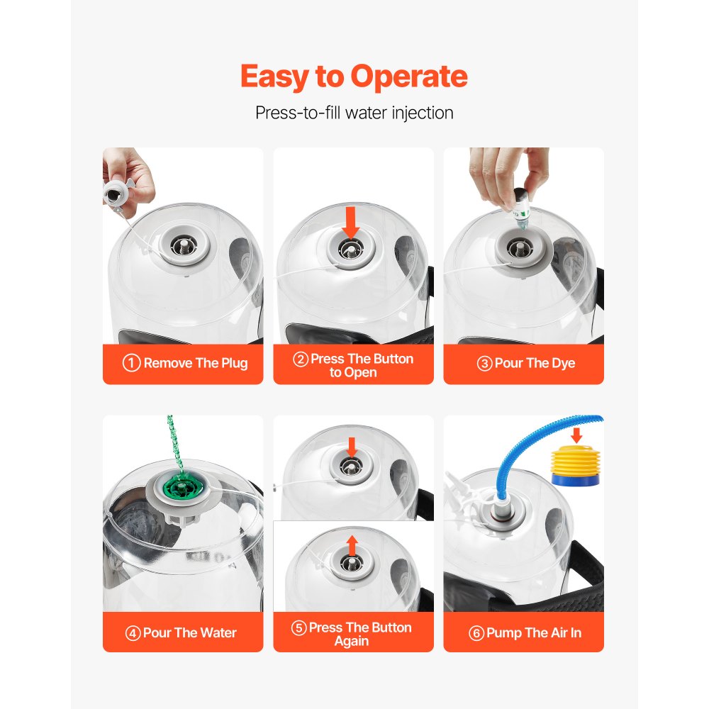 VEVOR Wassergewichte Aquabag Trainings-Powerbags, 22,68 kg verstellbares tragbare Fitnessgeräte für Stabilität und Ganzkörpertraining, für Gleichgewichtstraining, Fitnessstudio-Übungen, klar