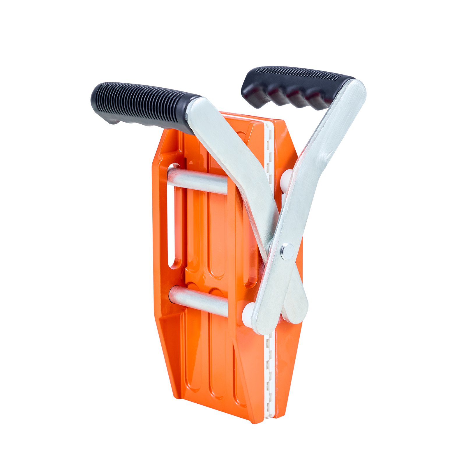 VEVOR Zweihändige Steintrageklemmen 280x120x190 mm, Tragkraft 300 kg, 2er-Pack Hebewerkzeuge mit Gummibeschichtung (0-6 cm), Hochleistungs-Hebeklemmen für Sperrholz, Glas, Granit