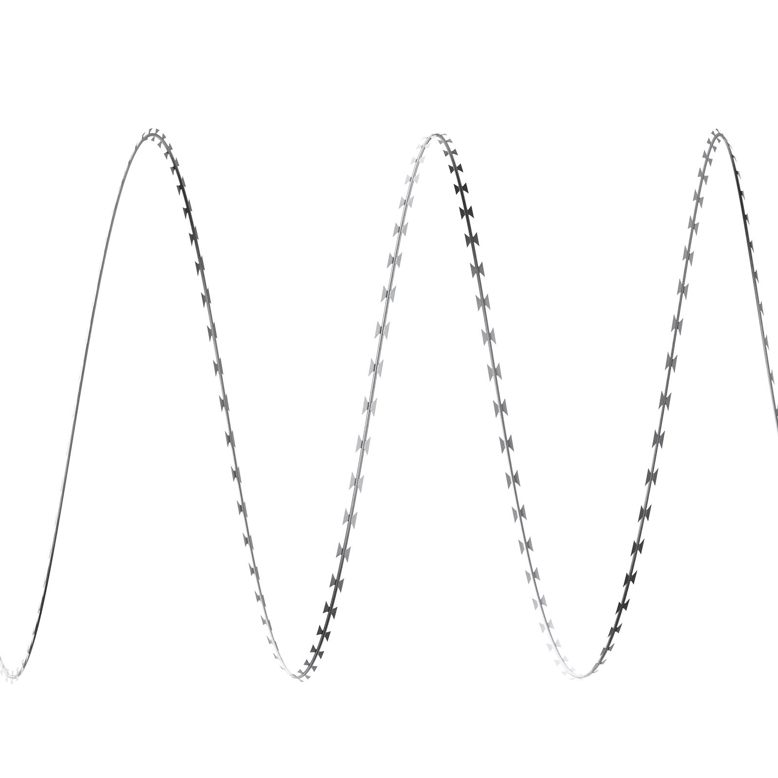 VEVOR Natodraht 30 m (2 Rollen x 15 m) Stacheldraht Spirale Sperrdraht Stacheldrahtzaun (0,51 mm) scharfe Klingen und (ca. 4 mm) dicke Kerndrähte Maschendraht für außergewöhnlichen Spiralschutz