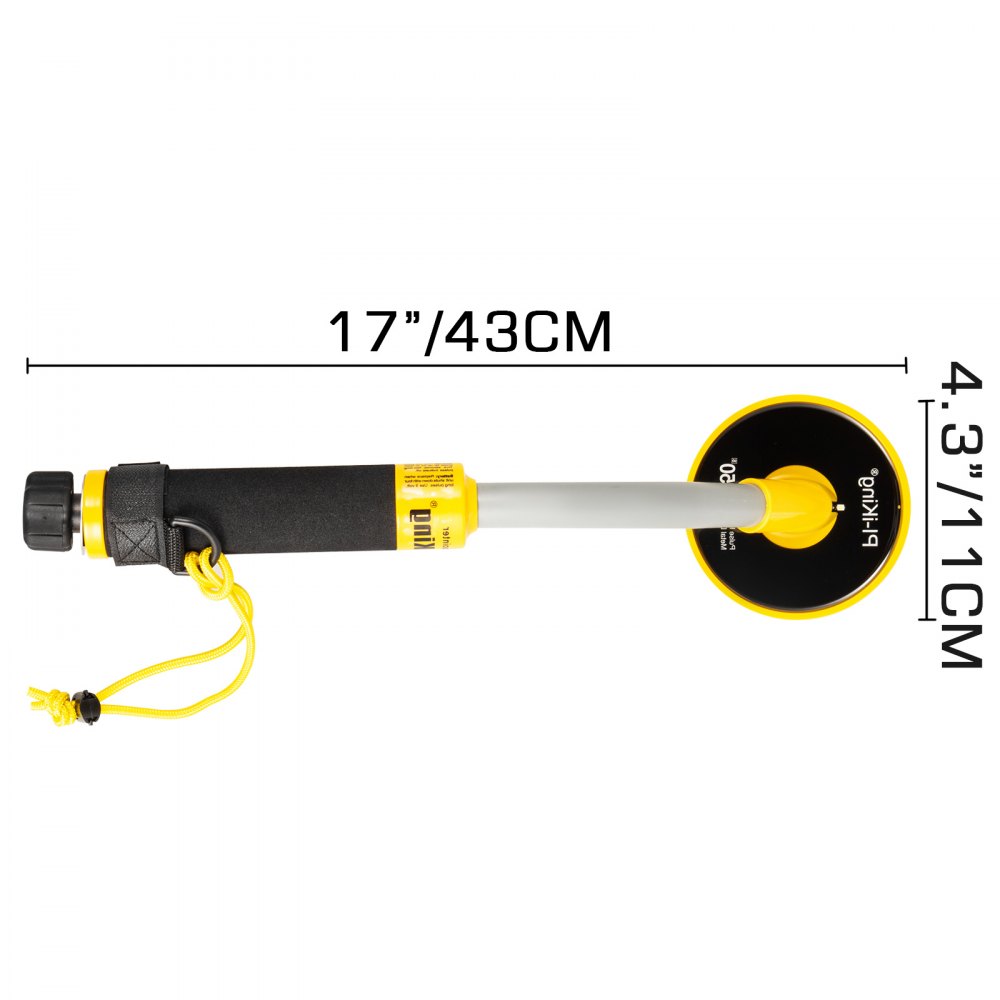 Metalldetektor Unterwasser Wasserdicht Pi750 30m Led-licht Hand-held Münzen