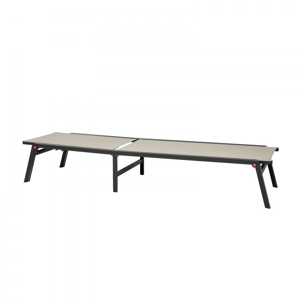 VEVOR Sonnenliege, 181,44 kg Tragkraft, Klappbarer Liegestuhl aus Aluminium, 2er-Set, Gartenliege mit 5 verstellbaren Positionen, Strandliege für Outdoor, Pool, Strand, Terrasse, Patio, Rasen