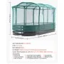 VEVOR Hochbeet 180x90x30 cm, Ovales Gartenbeet mit Bewässerungssystem & Netzabdeckung, Pflanzkasten-Set für den Außenbereich, Blumenbeet, Pflanzbeet,Geeignet für Blumen, Obst & Gemüse, Dunkelgrau