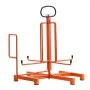 VEVOR Cable Dispenser, Floor or Stud Mounted, Wire Spool Rack, Portable Wire Rack Dispenser with Anti-Slip Metal Handle for Wiring Transport, Swivel Eyelet, for Electrical, Industrial and Retail Use