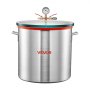 VEVOR Vakuumkammer 56,8 L aus Aluminiumlegierung, Entgasungskammer mit Gehärtetem Glasdeckel, Schlauch und Luftfilter, für Harzguss, Holzstabilisierung und Silikon, Epoxidharz und Ätherische Öle