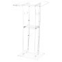 VEVOR Podiumständer Rednerpult (109 cm) aus Acryl, tragbarer Laptop-Schreibtisch mit breiter Lesefläche & Ablagefläche & Buchstopper, bodenstehend, für Klassenzimmer Hochzeiten Konferenzen