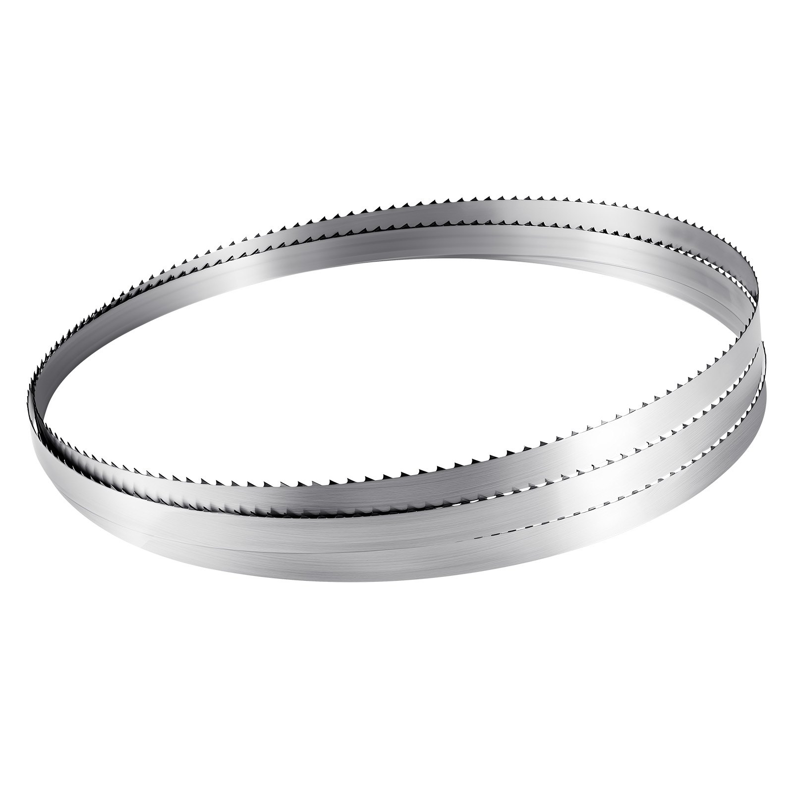 VEVOR Bandsägeblatt, 2780x16x0,5 mm, 4 ZpZ, mit 18 HRC gehärteten, scharfen Zähnen, SK5 hochfester Kohlenstoffstahl, 16 mm Breite, Ersatz für gängige Holzbearbeitungs-Bandsägen, 1 Set