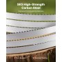 VEVOR Bandsägeblatt, 3810x19x0,5 mm, 4 ZpZ, mit 18 HRC gehärteten, scharfen Zähnen, SK5 hochfester Kohlenstoffstahl, 0,75 Zoll Breite, Ersatz für gängige Holzbearbeitungs-Bandsägen, 1 Set