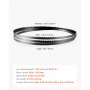 VEVOR Bandsaw Blade, 1511 mm Length, 6 TPI Band Saw Blade with 15 HRC Hardened Sharp Teeth, SK5 High-Strength Carbon Steel, 6.35 mm Width, Replacement for Major Woodworking Band Saw Brands, 1 Pack