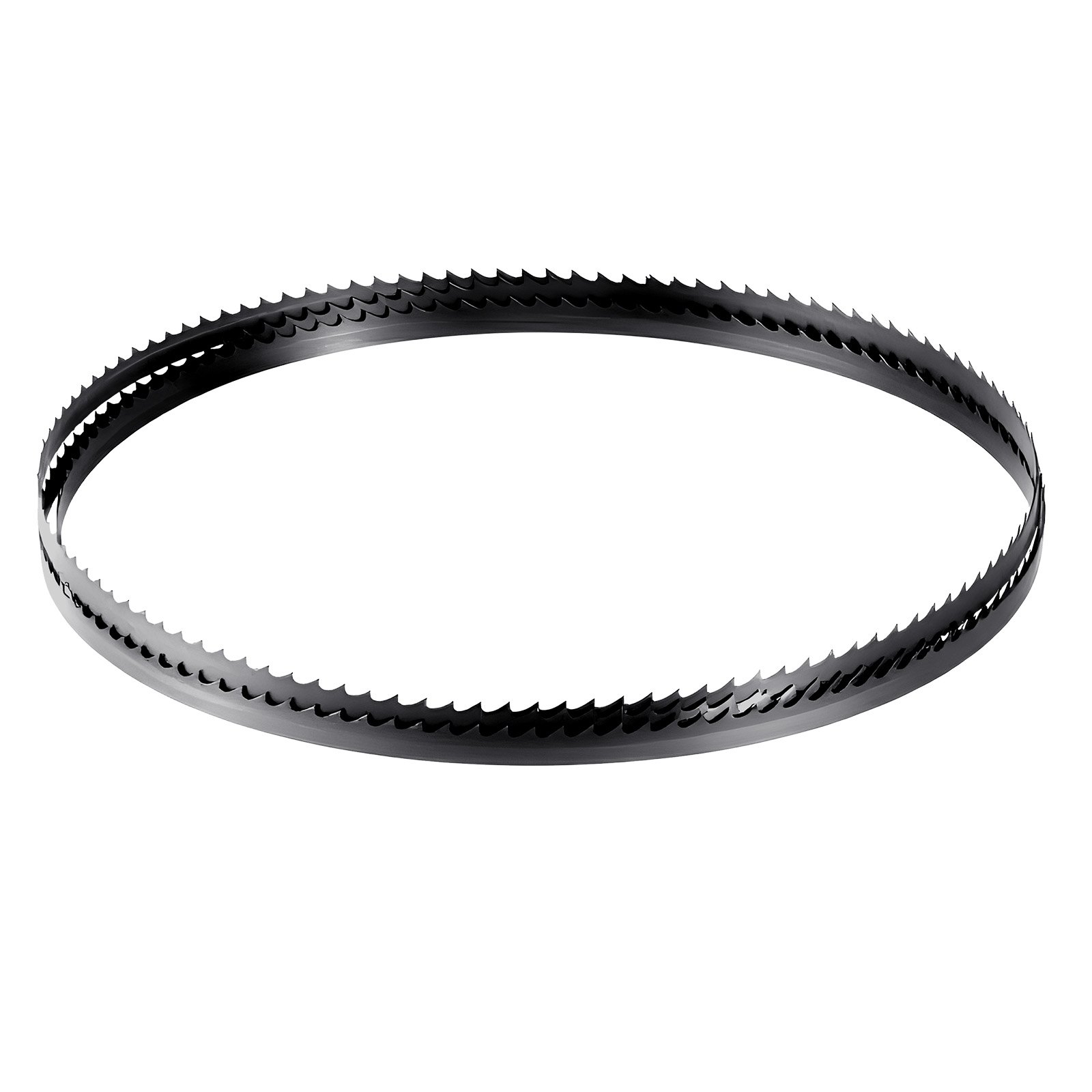 VEVOR Bandsaw Blade, 1511 mm Length, 6 TPI Band Saw Blade with 15 HRC Hardened Sharp Teeth, SK5 High-Strength Carbon Steel, 6.35 mm Width, Replacement for Major Woodworking Band Saw Brands, 1 Pack