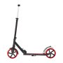 VEVOR Scooter (2 Räder) für Kinder ab 8 Jahren, Cityroller Straßenroller mit höhenverstellbarem Lenker & rutschfestem Deck & leichtem Rahmen, faltbarer Tretroller bis zu 100 kg, Schwarz + Rot