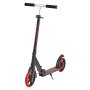 VEVOR Scooter (2 Räder) für Kinder ab 8 Jahren, Cityroller Straßenroller mit höhenverstellbarem Lenker & rutschfestem Deck & leichtem Rahmen, faltbarer Tretroller bis zu 100 kg, Schwarz + Rot
