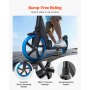 VEVOR Scooter (2 Räder) für Kinder ab 8 Jahren, Cityroller Kinderroller Straßenroller mit höhenverstellbarem Lenker & rutschfestem Deck & faltbarem Rahmen, Tretroller bis zu 100 kg, blau