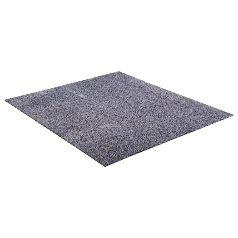 VEVOR Kuscheliger Kurzflor Teppich 3048x2438 mm, 20 mm Florhöhe, Bodenteppich für den Innenbereich für Wohnzimmer, Schlafzimmer, Arbeitszimmer, fusselfrei und mit rutschfester TPR-Unterseite