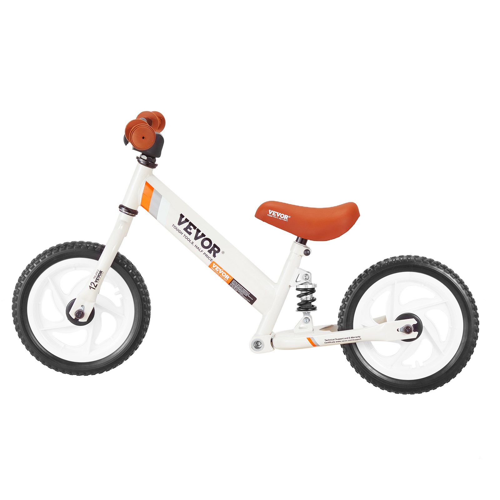 VEVOR Laufrad für Kleinkinder, 12-Zoll-Kinderfahrrad aus Karbonstahl mit verstellbarem Sitz und Lenker, Reifen aus EVA-Schaum, Laufrad ohne Pedale, Geschenk für Jungen und Mädchen im Alter von 1–5 Jahren, 25 kg Tragkraft