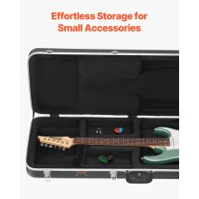 VEVOR Gitarrenkoffer Case Hartschalenkoffer für E-Gitarre ABS 105cm Abschließbar