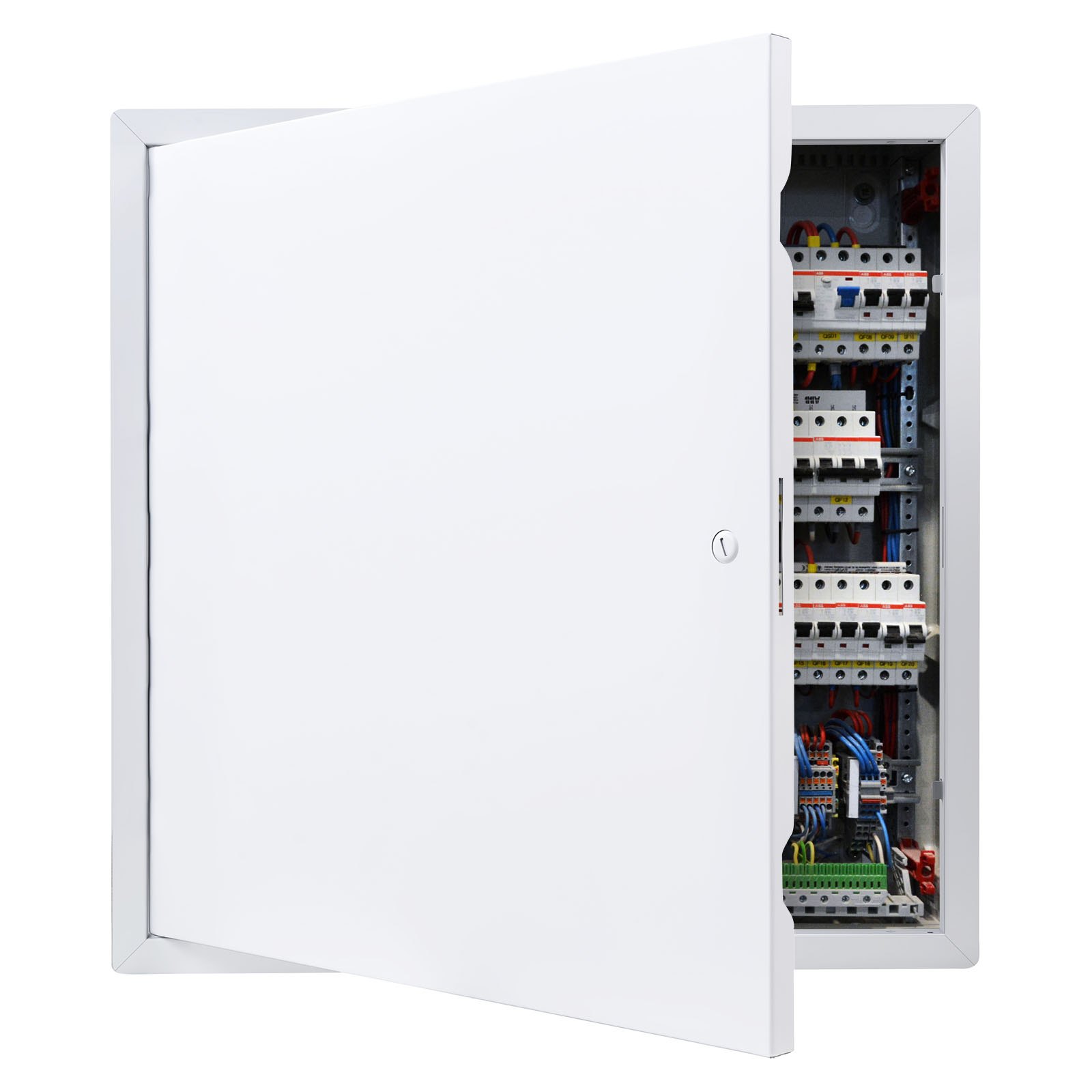 VEVOR Zugangsklappe Trockenbaudecken 411x411mm Sanitär Deckenzugangsplatte