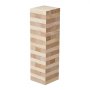 VEVOR Tumbling Tower with 54 Blocks, Scoreboard & Carrying Bag, Pine Wood Tumbling Tower, Wooden Tower Height up to 54 cm, Wooden Stacking Game, Tumbling Tower Family Game for Indoor/Outdoor Parties