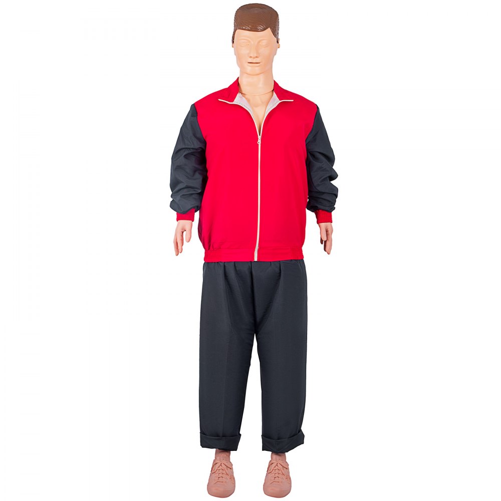 Vevor Cpr Reanimationspuppe Hlw Erste Hilfe Trainingspuppe 165 X 48 X 30 Cm