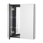 VEVOR Mirror Cabinet, Mirrored Medicine Cabinet (662 x 135 x 762 mm) for Bathrooms with 2 Doors & 7 Mirrors, Built-in and Wall Mountable, Aluminum Frame, Bathroom Cabinet