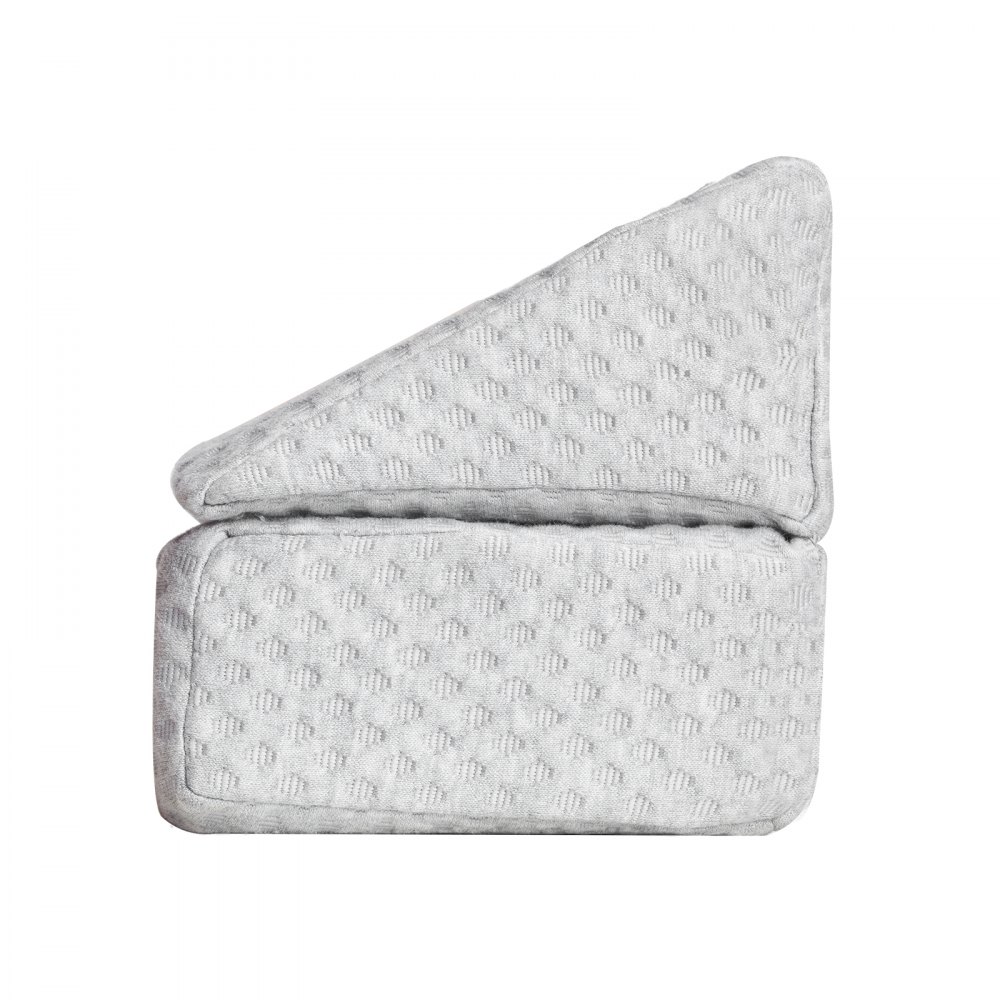 VEVOR Kopfteilkissenfüller für Queen-Size-Kopfteile, Bett-Lückenfüller 0–177,8 mm, 25D-Kopfteilkeil aus hochdichtem Schaumstoff, mit rutschfester Unterseite, 1525 x 152 x 152 mm, Grau