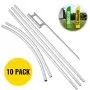 VEVOR Standard Größe Oxford Swooper Flagge 10 x 6 STK 16 Fuß Zeichen Banner Aluminiumlegierung, 4,3 m Swooper Flagge Werbung Schild mit Fahnenmast-Set und Erdspieß Werbung Schild Slogan-Flaggen