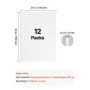 VEVOR 12er-Pack Schaumstoffplatten 510x760mm Posterplatte 5mm Stärke Weiß, Foamboard für DIY-Projekte Gemälde Drucke & Präsentation, Säurefreier Polystyrolschaum & Doppelseitige Kartons, Zuschneidbar