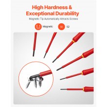 VEVOR Isoliertes Schraubenzieher Schraubendreher Set 6-teilig Elektriker Satz