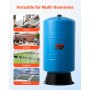 VEVOR Drucktank für vertikale Brunnen, 75,7 L vorgeladener Druckwassertank für Brunnenpumpen, Wasserspeicherbehälter aus Karbonstahl für Zuhause, Schule, Bauernhof und Bewässerungssysteme