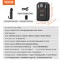 VEVOR 1440P Polizei Body Camera 64G Body Cam mit 2850 mAh Akku Nachtsicht