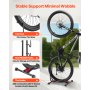VEVOR Fahrradständer, kompatibel mit Mountainbikes & 406,4–700 mm Fahrrädern, Freistehender Fahrradhalter Ständer, vertikaler & horizontaler Ständer für kleine Räume, Eingangsbereich, Garage