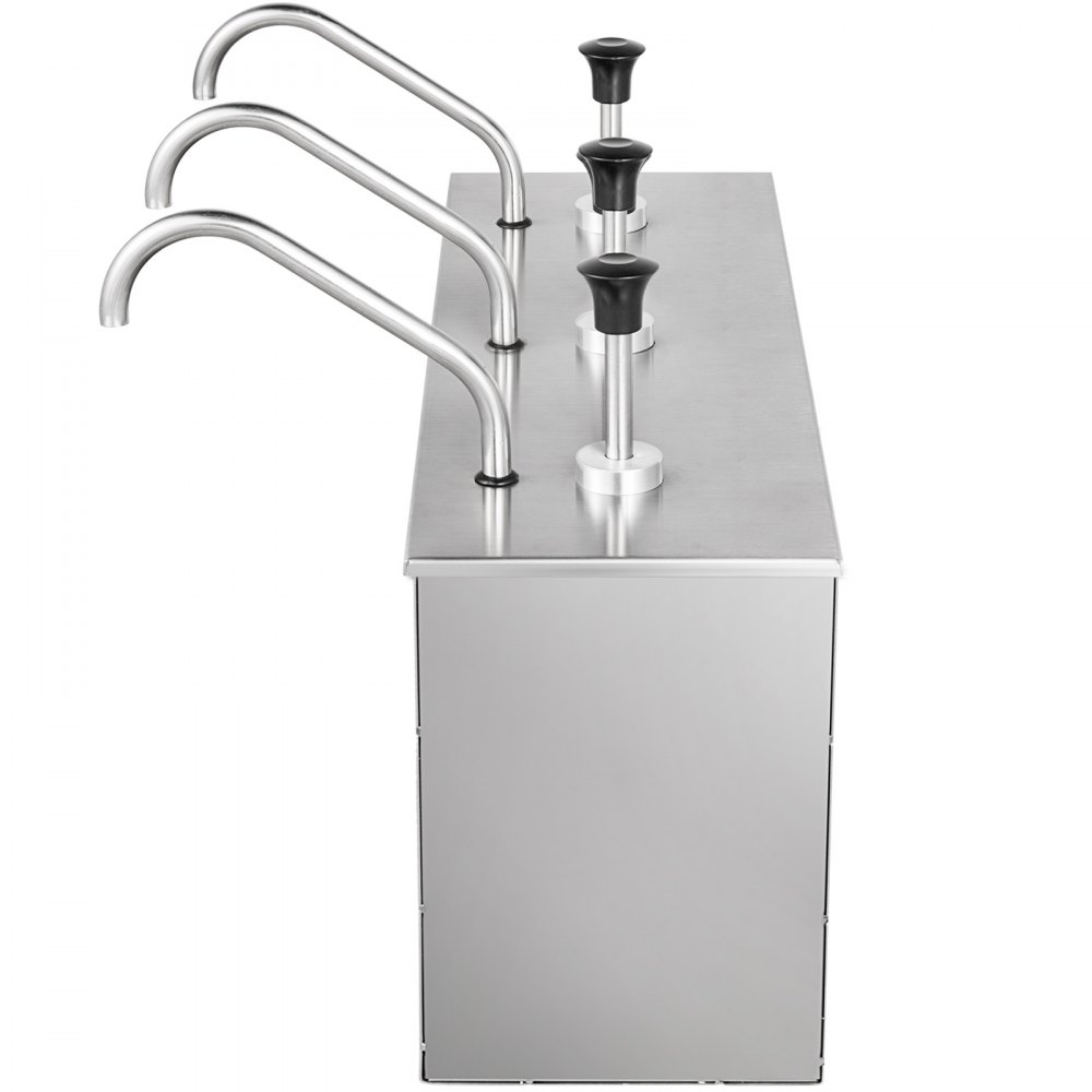 Pumpspender Soßenspender 3x4l Spenderpumpe Senfspender Saucenspender Ketchup