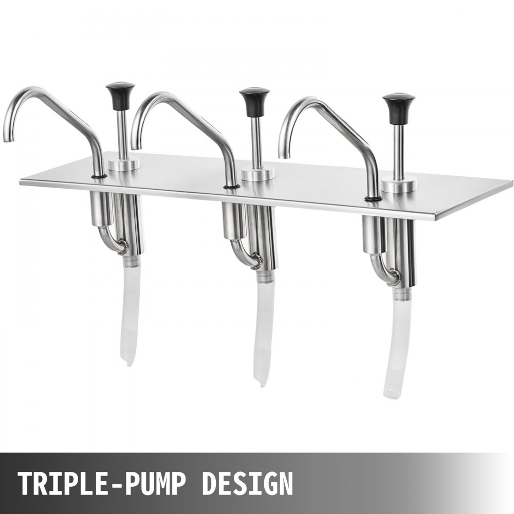 Pumpspender Soßenspender 3x4l Spenderpumpe Senfspender Saucenspender Ketchup