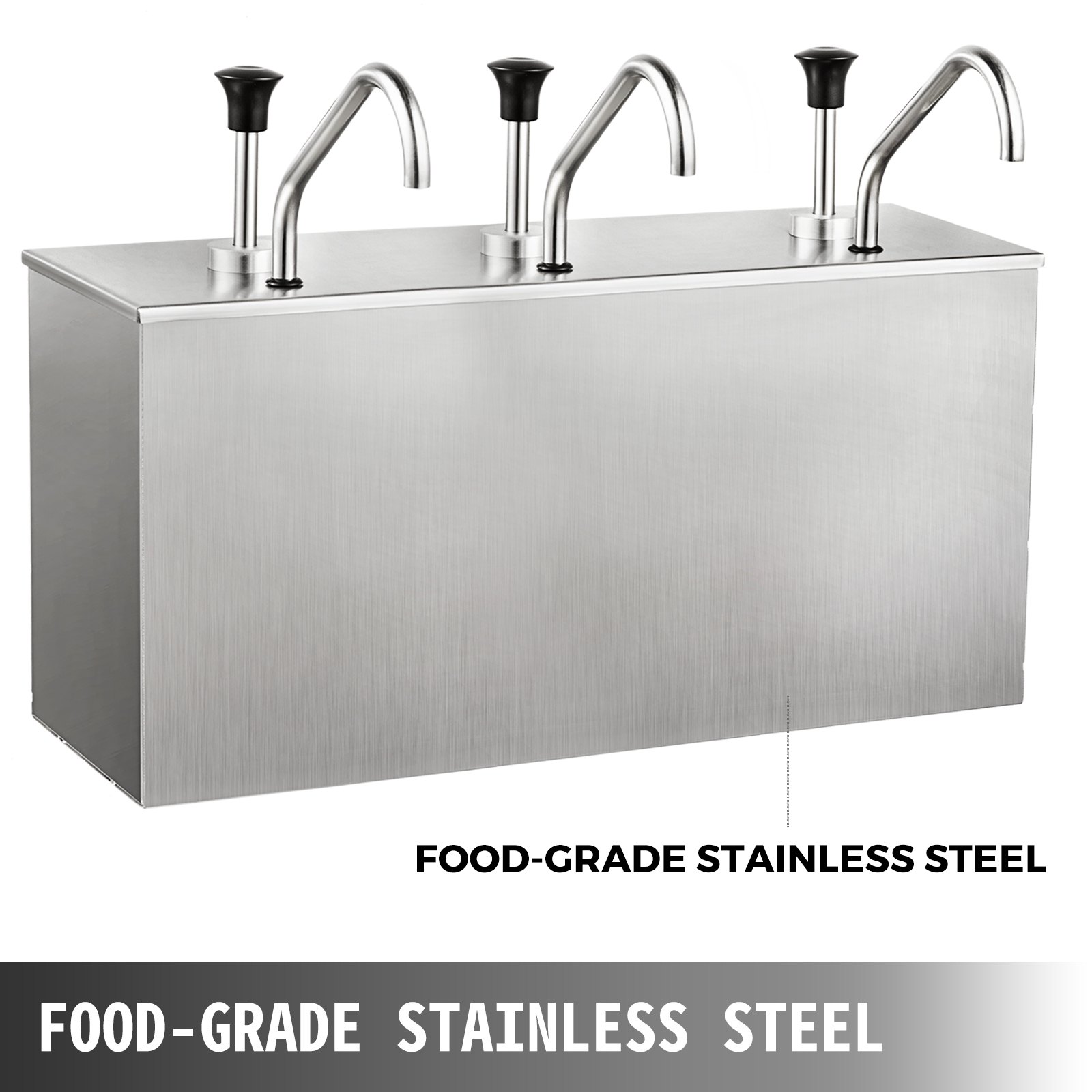 Pumpspender Soßenspender 3x4l Spenderpumpe Senfspender Saucenspender Ketchup