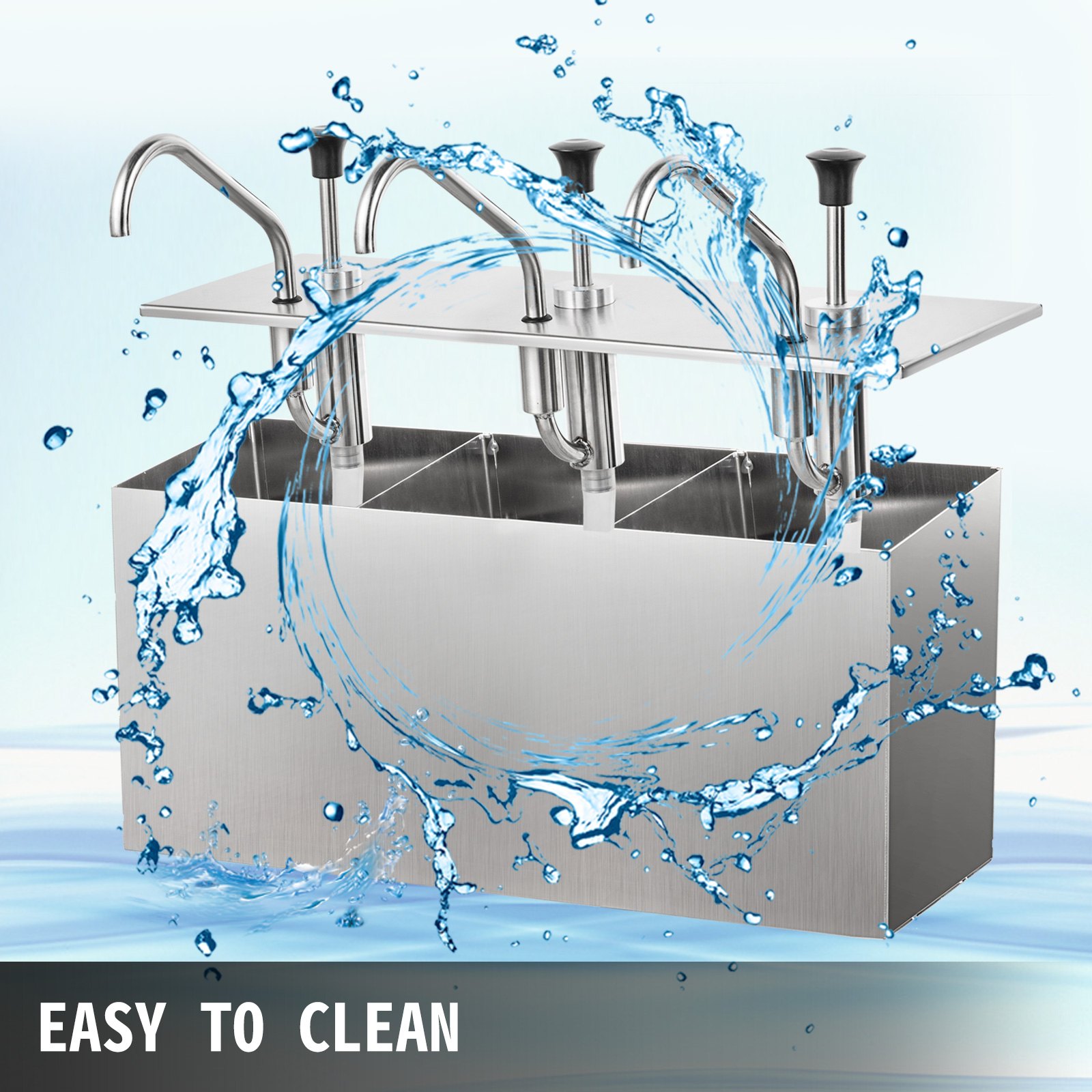 Pumpspender Soßenspender 3x4l Spenderpumpe Senfspender Saucenspender Ketchup