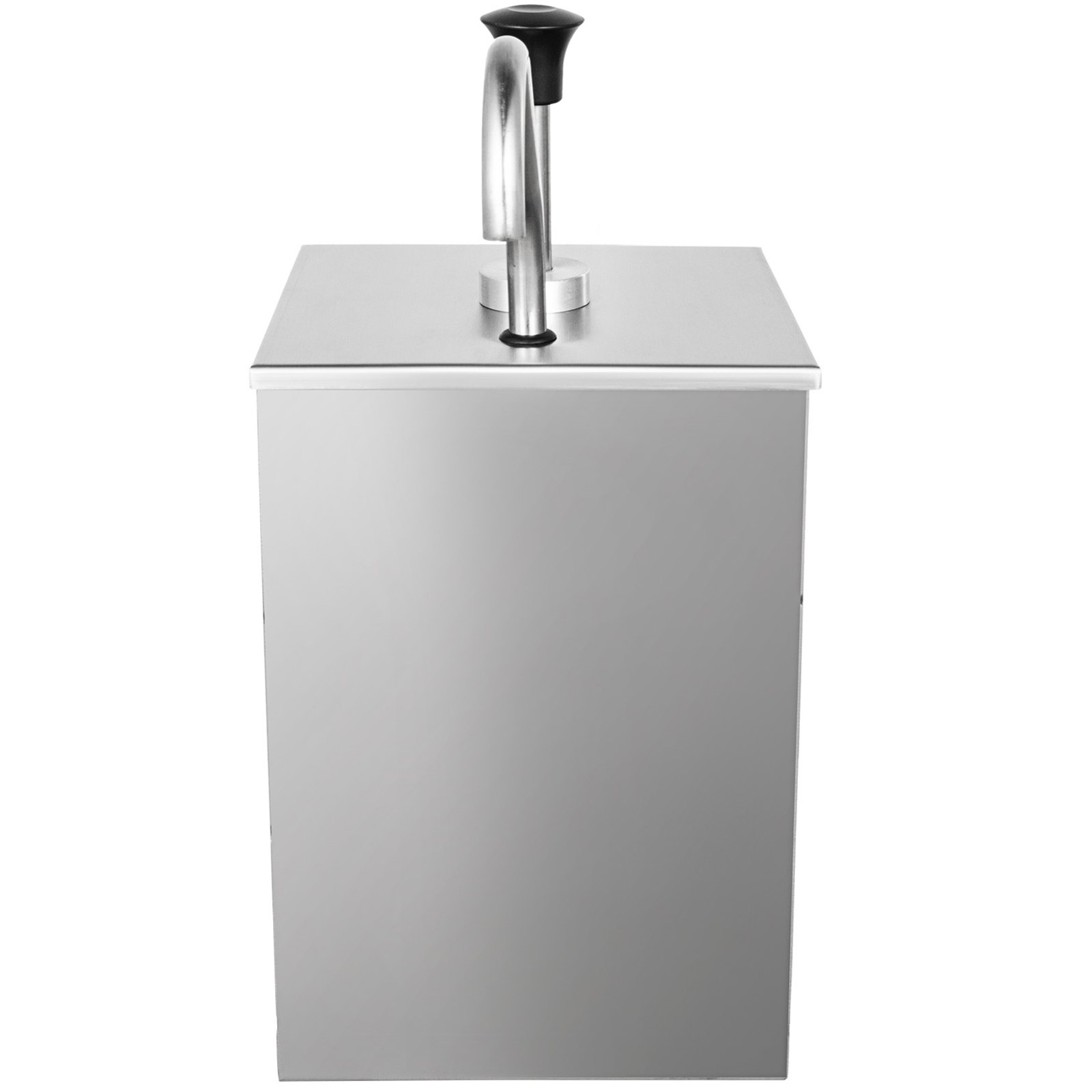 Edelstahl Pump Soßenspender / Dispenser 3,5l Saucenspender Senf Ketchup Spender