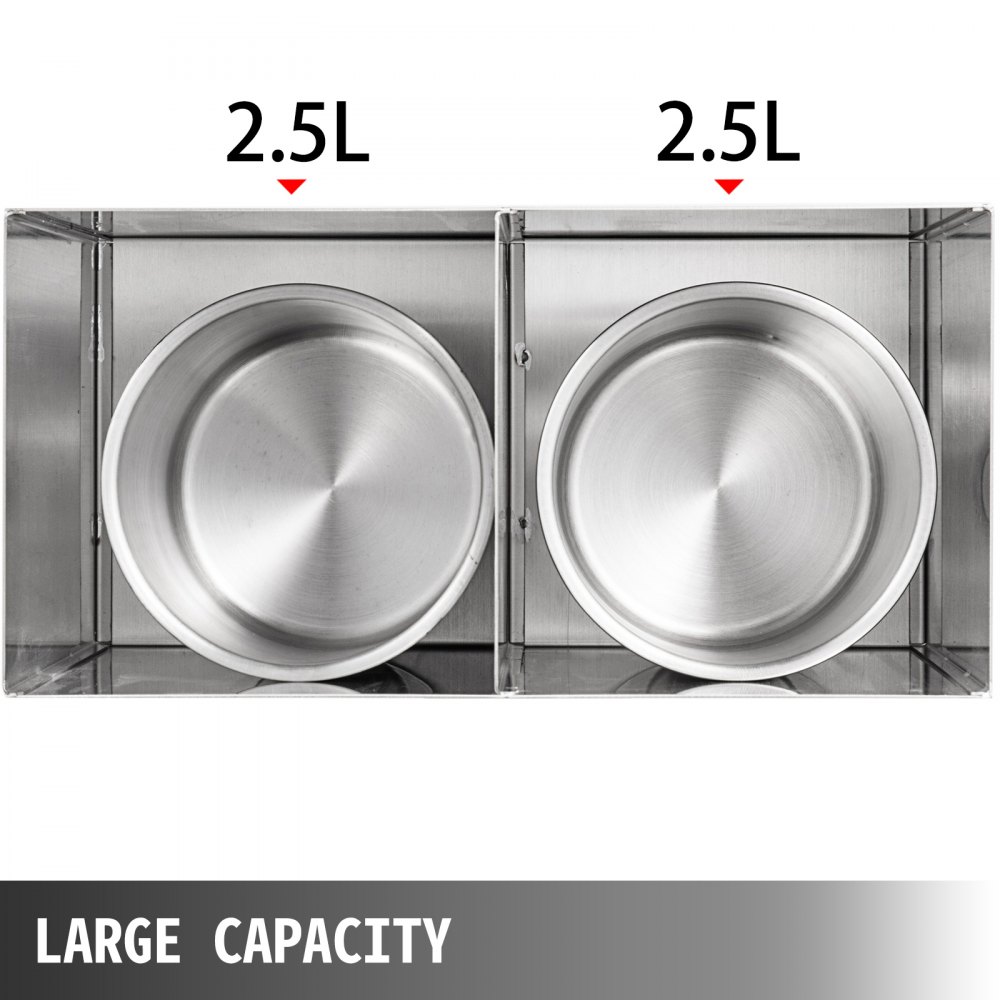 2-head Soy Sauce Pump 2x3,5l Edelstahl Pump Soßenspender Dispenser Saucenspender