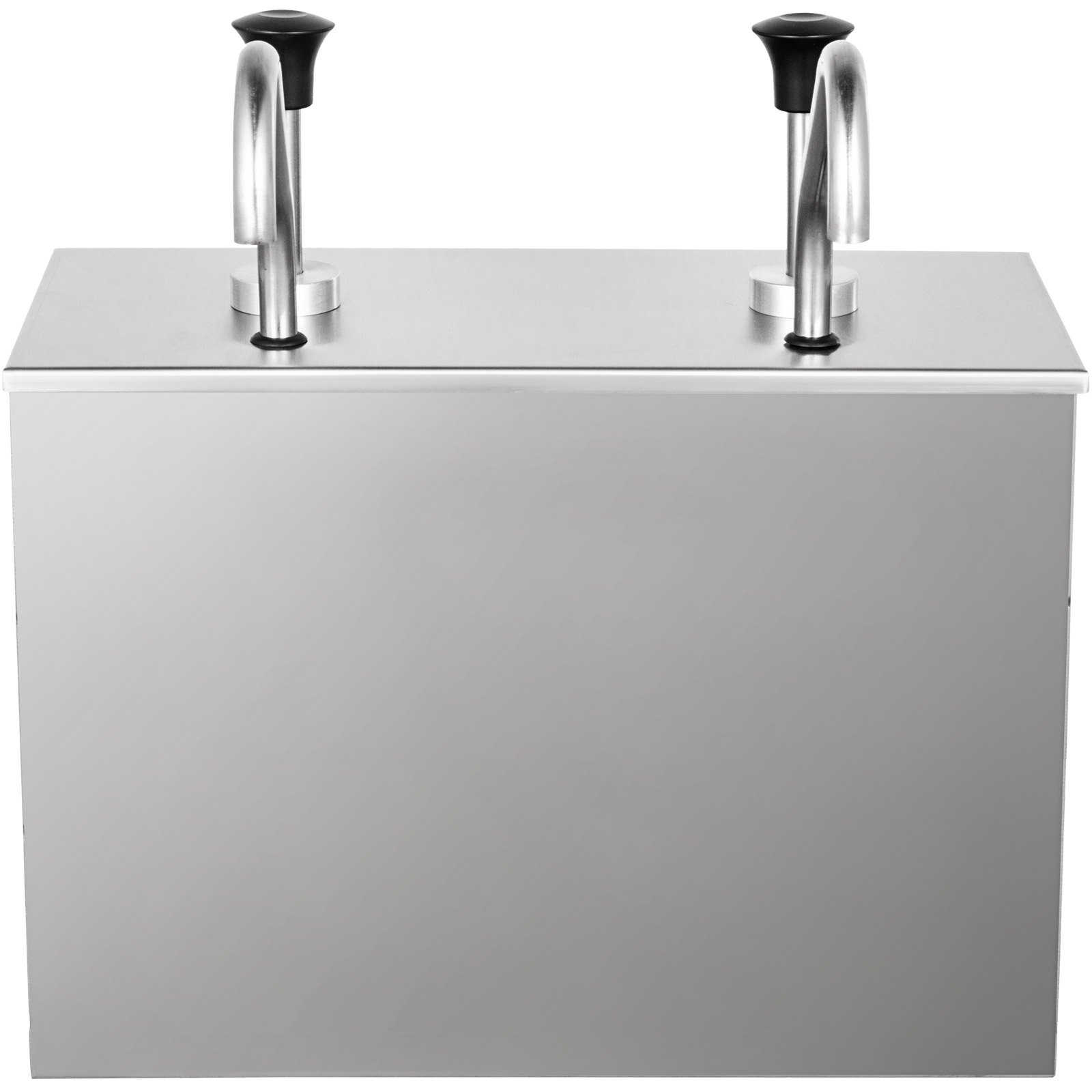 2-head Soy Sauce Pump 2x3,5l Edelstahl Pump Soßenspender Dispenser Saucenspender