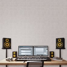VEVOR 5x Akustikpaneele Akustik Wandpaneele 1200x600x10m selbstklebend Kamel