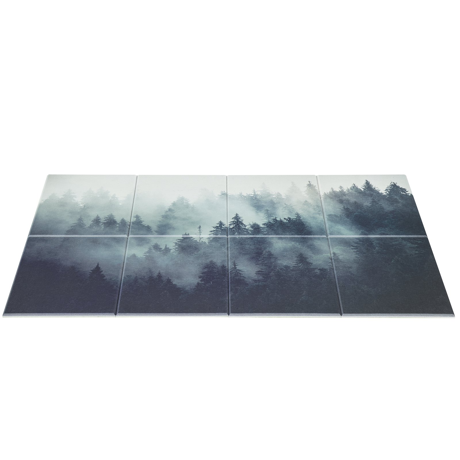 VEVOR 8er-Pack Akustikpaneele, 1200x800x10 mm, Akustik Wandpaneele, selbstklebende, schalldämpfende & absorbierende Platten für Zuhause, Büro, Studio, Spielzimmer, Theater, Wald