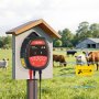 VEVOR Electric Fence Charger, 10kV 1J, AC DC Electric Fence Energizer with LED Indicator, 3km Range, Powerful Plug-in Fences Charger, Prevents Wild Animals Intrusion for Livestock Poultry