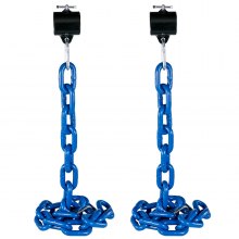 VEVOR Gewichtheben Kette 20 KG Blau, Kette für Krafttraining Gewichtheberketten 1,6 M Lange, Krafttraining Geräte sportlich Muskeltraining Fitnessstudio zu Hause