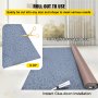 Teppich Terrassen Teppiche 1,8 X 16 M Grau Drinnen Draußenpolyesterfaser