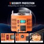 VEVOR 3000VA automatischer Stelltransformator mit variabler Spannung, 10 Ampere, 230 V Eingang, 0-300 V Ausgang, Wechselspannungsregler, mit LCD-Display, 4 zusätzlichen Sicherungen