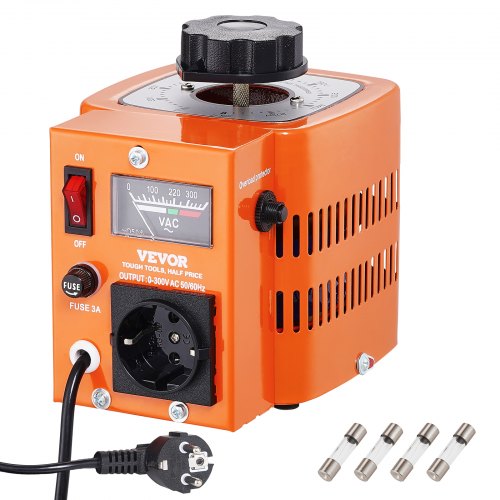 VEVOR 500VA Variabler Spannungstransformator 1,7A 0-300V AC Spannungsregler CE