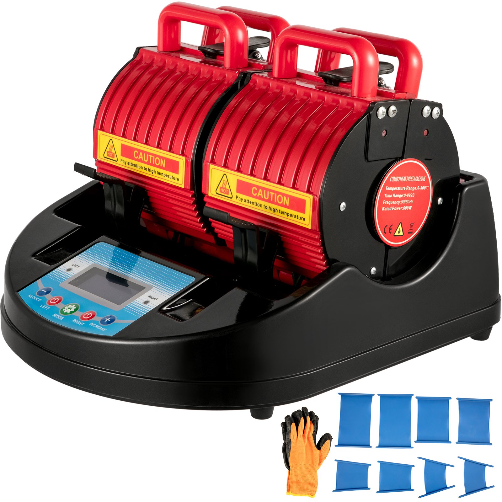 Tassenpresse Transferpresse Thermopresse Bechenpresse Keramik Platte 1200w Rot